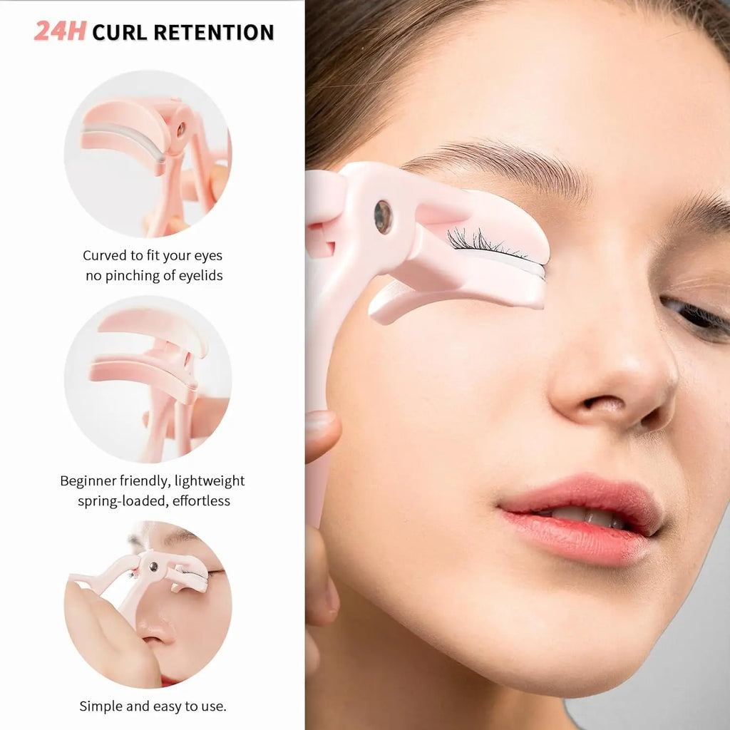 2 styles de recourbe-cils, effete en 5 secondes, pour des cils recourbés et pa abimés